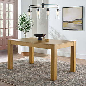 58.5" Better Homes & Gardens Bryant Solid Wood Construction Dining Table (Natural Pine) $164 + Free Shipping