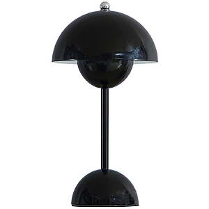 Mainstays Rechargeable 12" LED Flowerpot Portable Metal Table Lamp (Black, Chrome, Green or White) $3 + Free S&H w/ Walmart+ or on $35+