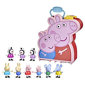 Peppa Pig Peppa's Adventures Carry-Along Toy w/ 9-Count Figures $15 + Free Shipping w/ Walmart+ or $35+