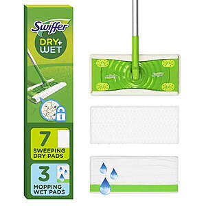Swiffer Sweeper 2-in-1 Dry + Wet Floor Mopping & Sweeping Starter Kit .45 +  Walmart Cash