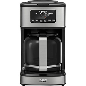 Bella Pro Series 12-Cup Programable Coffee Maker (Stainless Steel)  + Free S/H