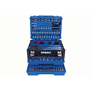 297-Piece Kobalt Standard Mechanics Tool Set w/ Hard Case (SAE/Metric) $99 + Free Shipping