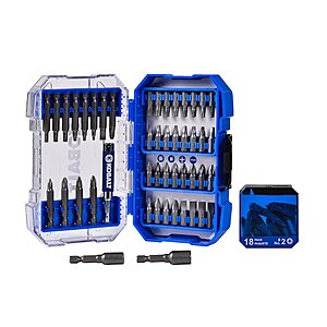 65-Piece Kobalt Screwdriver Bit Set $9.98 + Free In-Store Pickup at Lowe's