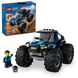 148-Piece LEGO City Blue Monster Truck Off-Road Truck Building Set (60402) $9.19 + Free S&H w/ Walmart+, Prime or $35+