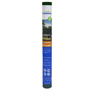15' x 6' Coolaroo Heavy-Duty Shade Fabric (Rainforest Green, 70% UV Block)  & More + Free Store Pickup