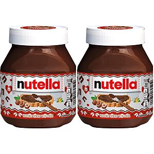 2-Pack 26.5-Oz Nutella Chocolate Hazelnut Spread $9.16 + Free Shipping w/ Prime or on $35+