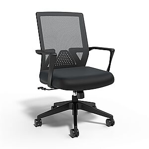 Staples Cartwright Ergonomic Fabric Swivel Task Chair (Black) $49.99 + Free Shipping