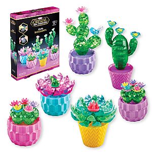 175-Piece RoseArt Crystal Gem Creations Jewel Succulents Kit $15 + Free Shipping w/ Prime or on $35+