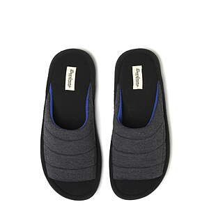 Dearfoams Men's Cozy Comfort Jersey Slide Slippers (Black) $8.39 + Free S&H w/ Walmart+ or on $35+