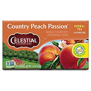 20-ct Celestial Seasonings Country Peach Passion Herbal Tea alt=