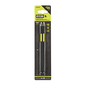 RYOBI Diamond Grit Impact Drive Bits: 3-Pc 3.5" or 2-Pc 6" $2.95 + Free Shipping