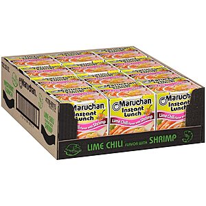 12-ct 2.25-oz Maruchan Instant Lunch Microwaveable Meal (Various) $4.32 w/ Subscribe & Save