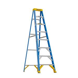 Werner 8' Fiberglass Step Ladder (12' Reach Height) with 250 lb. Load Capacity Type I Duty Rating $79 at Lowe's w/ Free Store Pickup