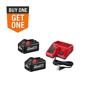 2-Count Milwaukee M18 6Ah High Output Battery Kit w/ Charger + Bonus Tool 9 + Free Shipping