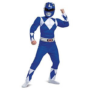 Power Rangers Boys Blue Ranger Costume (Small, 4-6) .25