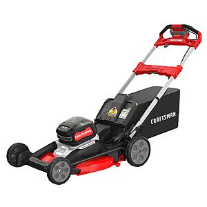 Craftsman V20 Brushless 21" 20V Self-Propelled Battery Walk Mower w/ (2) 9 Ah Batteries  $319 + Free Shipping