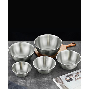 5-Piece Art & Cook Nesting Stainless Steel Mixing Bowl Set $24.99 at Macy's w/ Free Store Pickup or Free S&H on $25+