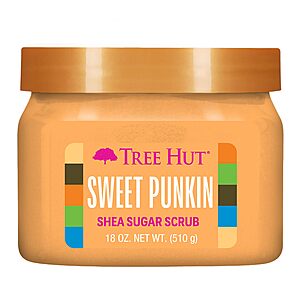 18-Oz Tree Hut Shea Sugar Exfoliating Body Scrub (Sweet Punkin) $4.73 w/ S&S + Free Shipping w/ Prime or on $35+