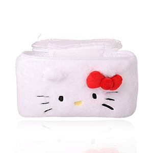 Hello Kitty Fluffy Travel Cosmetic Bag or 2-Piece Travel Bag Set $20 + Free Shipping