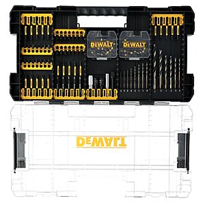100-Piece 1/4" DEWALT ELITE SERIES Impact Driver Bit Set $30 + Free Shipping