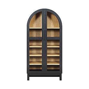 72.25" Better Homes & Gardens Juliet Arch Cabinet (Deep Green or Light Honey) $192 & More + Free Shipping