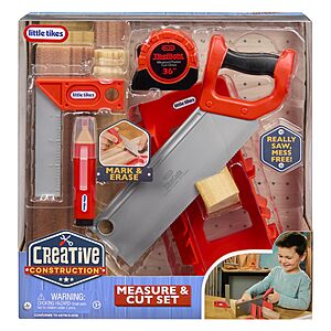 Little Tikes Creative Construction Measure and Cut Set $8.99 + Free Shipping w/ Prime or on $35+