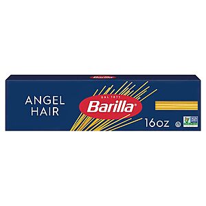 16oz Barilla Angel Hair Pasta $0.80 