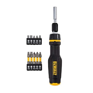 10-Pc DeWALT Max Fit Telescoping Ratcheting Multi-Bit Combination Screwdriver Set $13.95 or less + Free Shipping
