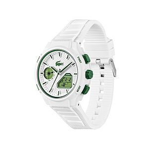 45mm Lacoste LC33 Men's Analog and Digital Movement Watch (White) $51.29 + Free Shipping