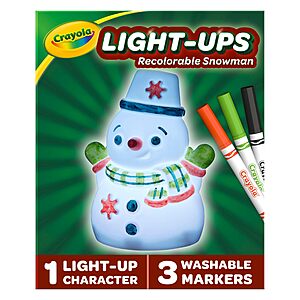 Crayola Light-Ups Coloring Craft Toy (Snowman) $5.91 + Free Shipping w/ Prime or on $35+
