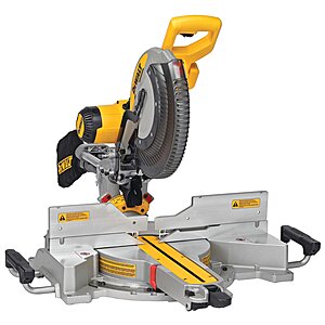 DEWALT 12" Double Bevel Sliding Compound Miter Saw & FREE DEWALT Aluminum Adjustable Miter Saw Stand $499 + Free Shipping