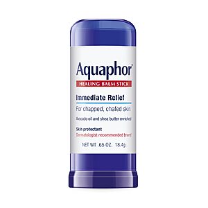0.65-Oz Aquaphor Healing Balm Stick Skin Protectant 2 for $11.95 w/ Subscribe & Save
