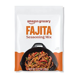 1.27oz Amazon Grocery Fajita Seasoning Mix $0.60 w/ S&S