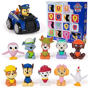 15-Pc Paw Patrol Rewards Box Gift Pack w/ 8 Mini Figures & More $10