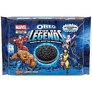 10.68-Oz OREO Marvel Stuf of Legends Chocolate Sandwich Cookies $2.55 w/ S&S