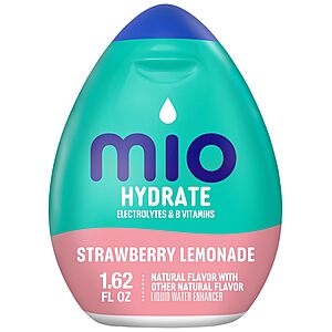 1.62-Fl Oz MiO Hydrate Liquid Water Enhancer (Strawberry Lemonade) $2.13 w/ S&S + Free Shipping w/ Prime or on $35+