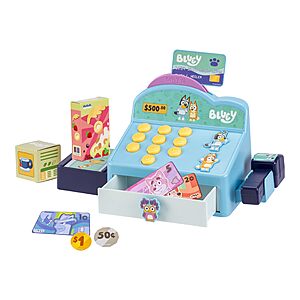 Bluey Cash Register Playset w/ Detachable Scanner $11.12 + Free Shipping w/ Prime or on $35+