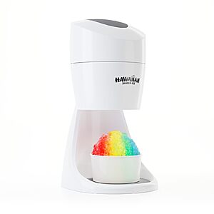 Hawaiian Shaved Ice S900A Snow Cone & Shaved Ice Machine (White) $33.95 + Free Shipping w/ Prime or on $35