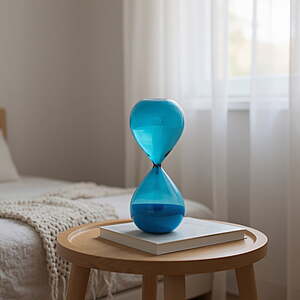 8" Mainstays Hourglass (Blue or Purple)