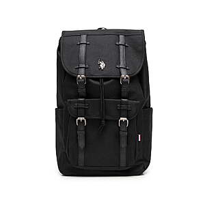 U.S. Polo Assn. Top Loader Flap Backpack (Black or Blue) $17 
