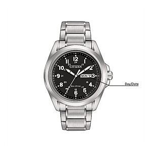 Citizen 43mm Men's Eco-Drive Weekender Garrison Field Watch $147 + Free S&H