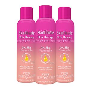 3-Pack 7-Ounce Skintimate Skin Therapy Dry Skin Shave Gel (Strawbery) $5.84 w/ S&S + Free Shipping w/ Prime or on $35+