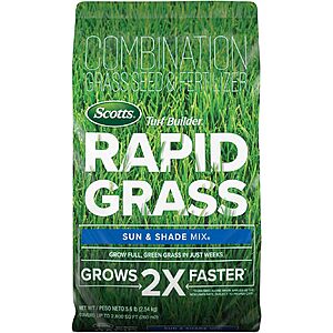 5.6-lbs Scotts Turf Builder Rapid Grass Sun & Shade Mix $22.50 w/ S&S