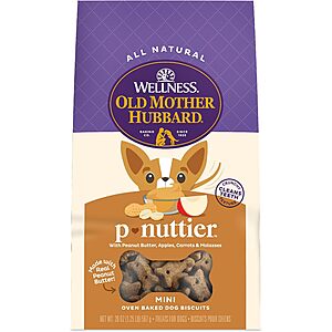 Select Accts: 20-Oz Old Mother Hubbard Peanut Butter Flavor Mini Dog Biscuits $2.90 w/ S&S