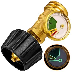 Flame King Universal Propane Tank Gauge Level Indicator $10.68 + Free Shipping w/ Prime or on $35+