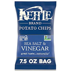 7.5-Ounce Kettle Brand Sea Salt & Vinegar Kettle Potato Chips w/ S&S + Free Shipping w/ Prime or on +