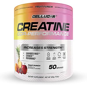 Select Accts: 11.5-Oz Cellucor Creatine Powder (Fruit Punch, 50 Servings) $10.80 w/ S&S
