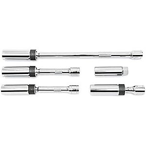 5-Pc GEARWRENCH 3/8" Drive 6 Pt. Magnetic Swivel Spark Plug Socket Set $45 + Free S&H