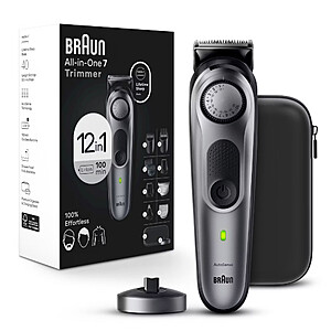 Braun Series 7 AiO7440 Rechargeable 12-in-1 Body, Beard & Hair Trimmer $66 + Free S&H