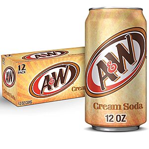 12-Pk 12-Oz A&W Cream Soda $4.75 w/ S&S